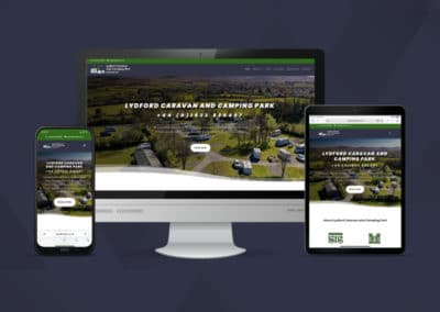 Lydford Caravan and Camping Logo and Website Modernisation